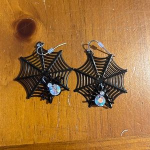 Spider Web Earrings